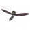 CasaFan Eco Plano II Deckenventilator mit Motor und Steuerung, 29 W, Walnuss