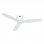 CasaFan Eco Plano II WE-WE Deckenventilator mit Motor, Licht und Steuerung, 13 W, Weiß