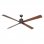 CasaFan Eco Neo III BZ-NB/KI Deckenventilator mit Motorlichtsteuerung und umkehrbaren Flügeln, 28 W