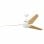 CasaFan Eco Aviatos Ventilateur de Plafond avec Moteur DC, Lumière et Contrôle 24W Blanc/Érable