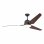 CasaFan Eco Aviatos 162 BG-NB Deckenventilator mit Gleichstrommotor, Licht und Steuerung, 24 W, Walnuss/Basaltgrau