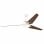 CasaFan Eco Aviatos Deckenventilator mit DC-Motor, Licht und Steuerung, 24 W, Weiß/Walnuss