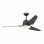 CasaFan Eco Aviatos 132 BG-BG Deckenventilator mit Gleichstrommotor, Licht und Steuerung, 24 W, Basaltgrau