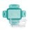 Récipient hermétique Ibili Perfect Tritan 0.2L rectangulaire turquoise