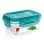 Récipient hermétique Ibili Perfect Tritan 0.2L rectangulaire turquoise