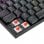 Tastiera da gioco meccanica wireless Redragon K618 Horus Switch RGB rossa