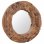 Vidaxl Espejo Decorativo De Teca 60 Cm Redondo