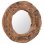 Vidaxl Espejo Decorativo De Teca 60 Cm Redondo