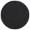 Vidaxl Espejo De Hierro Redondo Negro Para Uso Interior 40x4 Cm