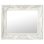 Vidaxl Espejo De Pared Estilo Barroco Blanco 50x40 Cm