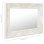 Vidaxl Espejo De Pared Estilo Barroco Blanco 50x40 Cm