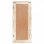 Vidaxl Espejo De Madera Maciza De Mango Blanco 110x50 Cm
