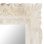 Vidaxl Espejo De Madera Maciza De Mango Blanco 110x50 Cm