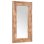 Vidaxl Espejo Decorativo De Teca 120x60 Cm Rectangular