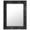 Vidaxl Espejo De Pared Estilo Barroco Negro 50x60 Cm