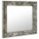 Vidaxl Espejo De Pared Estilo Barroco Plateado 50x50 Cm