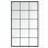 Vidaxl Espejo De Pared Metal Negro 100x60 Cm