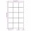 Vidaxl Espejo De Pared Metal Negro 100x60 Cm