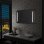 Vidaxl Espejo De Pared De Baño Con Led 100x60 Cm Plata Plata-100x60