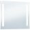 Vidaxl Espejo De Pared De Baño Con Led 100x60 Cm Plata Plata-100x60