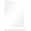 Vidaxl Espejo De Pared Con Estante De Vidrio Templado 50x60 Cm