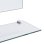 Vidaxl Espejo De Pared Con Estante De Vidrio Templado 50x60 Cm