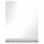 Vidaxl Espejo De Pared Con Estante De Vidrio Templado 20x40 Cm