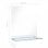 Vidaxl Espejo De Pared Con Estante De Vidrio Templado 20x40 Cm