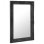 Vidaxl Espejo De Pared Estilo Barroco Negro 50x80 Cm