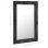 Vidaxl Espejo De Pared Estilo Barroco Negro 50x80 Cm
