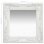 Vidaxl Espejo De Pared Estilo Barroco Blanco 40x40 Cm