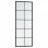 Vidaxl Espejo De Pared Metal Negro 100x40 Cm