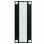 Vidaxl Espejo De Pared Metal Negro 100x40 Cm