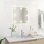 Vidaxl Espejo De Pared Con Luces Led Cuadrado De Vidrio