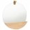 Vidaxl Espejo De Pared De Madera Maciza De Pino 35 Cm