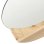 Vidaxl Espejo De Pared De Madera Maciza De Pino 35 Cm