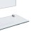 Vidaxl Espejo De Pared Con Estante De Vidrio Templado 100x60 Cm