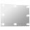 Vidaxl Espejo De Pared Sin Marco Con Luces Led Rectangular De Vidrio