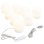 Vidaxl Espejo De Pared Con Luces Led Cuadrado De Vidrio Plata Plata-60x60