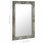 Vidaxl Espejo De Pared Estilo Barroco Plateado 50x80 Cm