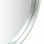 Vidaxl Espejo De Pared Con Correa Plateado 60 Cm