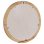 Vidaxl Espejo De Pared Redondo Teca 40 Cm Marrón Marrón-40x40