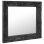 Vidaxl Espejo De Pared Estilo Barroco Negro 50x50 Cm