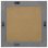 Vidaxl Espejo De Pared Estilo Barroco Negro 50x50 Cm