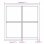 Vidaxl Espejo De Pared Metal Negro 40x40 Cm