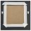Vidaxl Espejo De Pared Estilo Barroco Negro 40x40 Cm