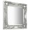 Vidaxl Espejo De Pared Estilo Barroco Plateado 40x40 Cm