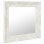 Vidaxl Espejo De Pared Estilo Barroco Blanco 50x50 Cm