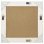 Vidaxl Espejo De Pared Estilo Barroco Blanco 50x50 Cm