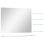 Vidaxl Espejo De Pared Con 5 Estantes Plateado 80x60 Cm